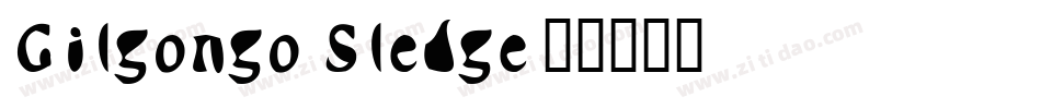Gilgongo Sledge字体转换